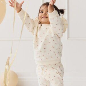 EUC Jamie Kay Organic Cotton Maple Sweatshirt & Morgan Track Pant